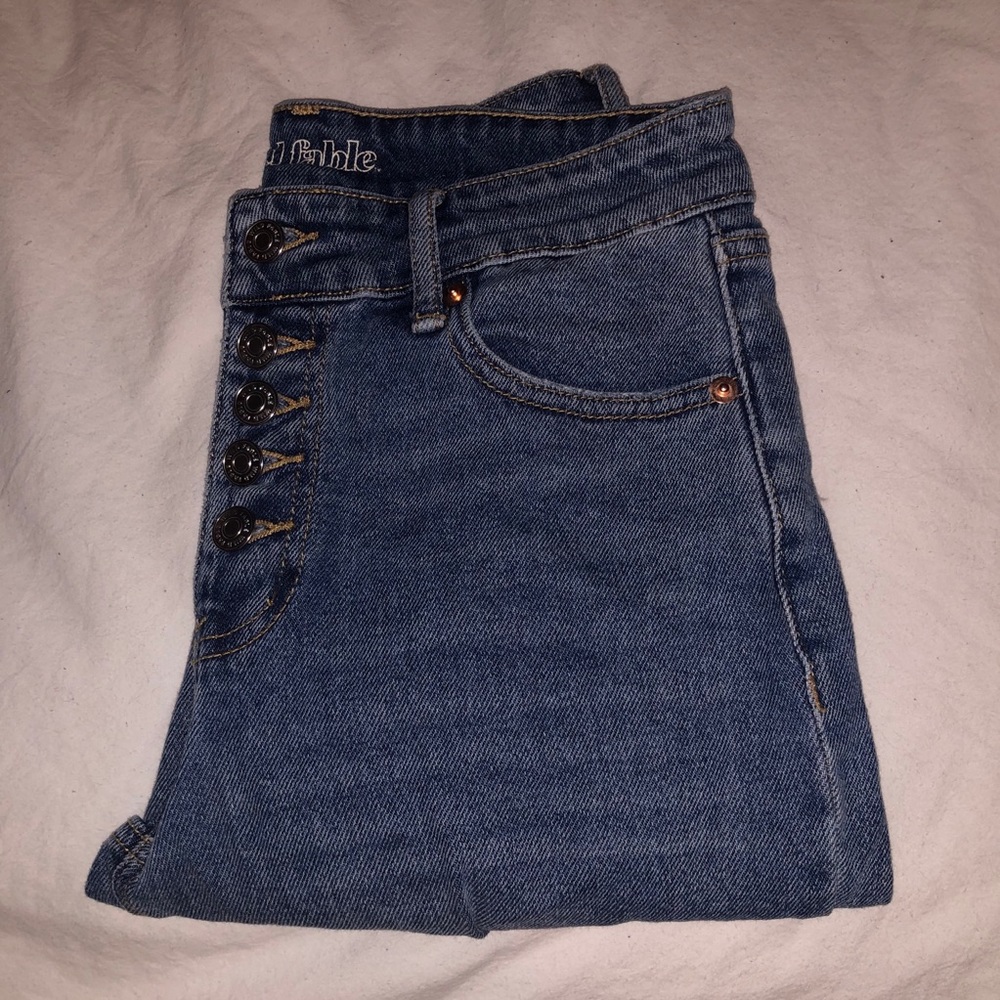 wild fable button fly ripped jeans